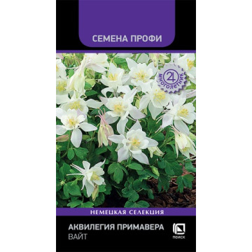 Аквилегия Примавера Вайт (5шт) Поиск