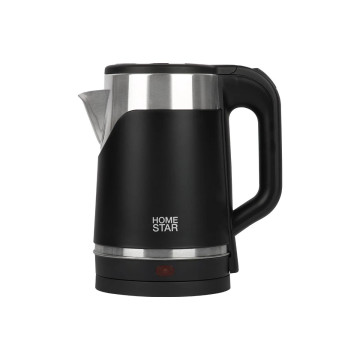 Электрочайник HomeStar 1,7л HS-1043 двойной корпус, черный