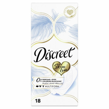 Прокладки ежедневные DISCREET 18шт Skin Love