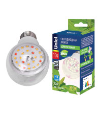 Лампа для растений Uniel LED-A60-10W/SPFB/E27/CL PLP30WH