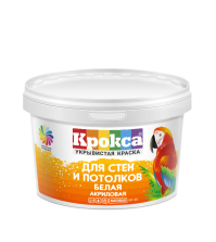 Краска Крокса КР-40 14кг акриловая для стен и потолков