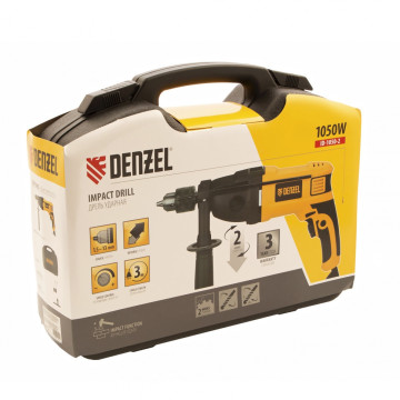 Дрель ударная Denzel ID-1050-2 1050Вт