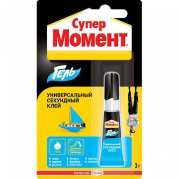 Клей 'Супер Момент' Гель 3г Ирландия