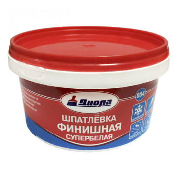 Шпатлевка Диола Д-004 3кг финишная супербелая
