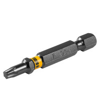 Бита 1шт Torx 20х50, S2, шестигранный профиль, Denzel