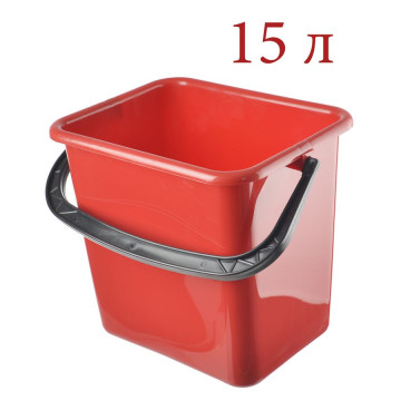 Ведро 15л пластик,без крышки,прямоугольное