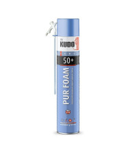 Пена монтажная КУДО HOME 50+ бытовая (1л) всесезонная