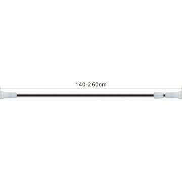 Карниз для ванной 140-260см (сталь,телескоп) хром SS201/HB74902/Haiba