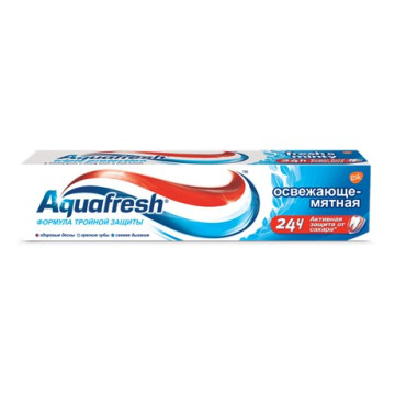Зубная паста Aguafresh 100мл Освежающе-мятная